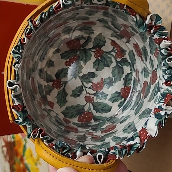 Longaberger Small 2004 Tree Trimming Basket Combo *PEPPERMINT* - Picture 6 of 6